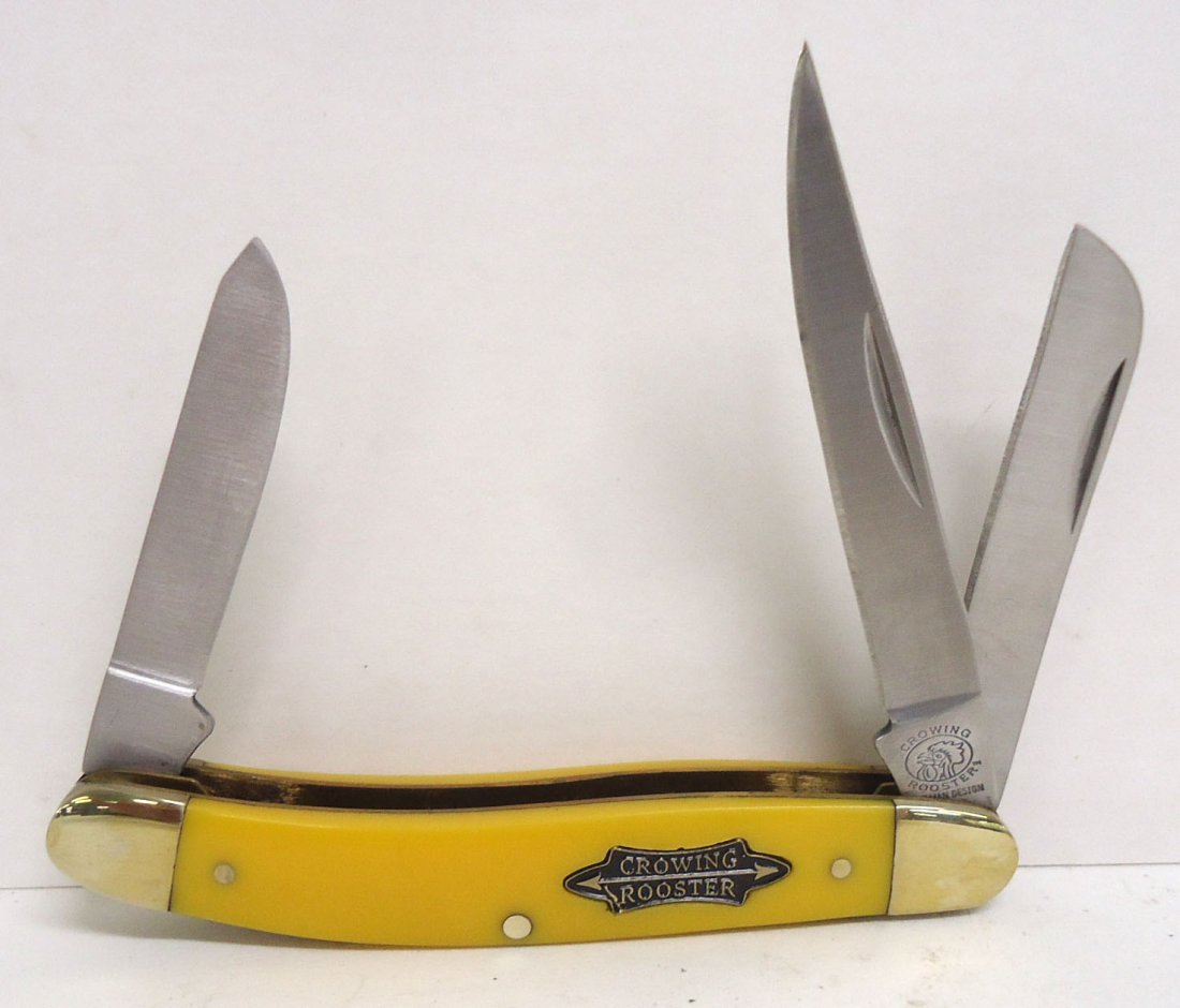 Crowing Rooster Pocket Knife: 3 1/2"