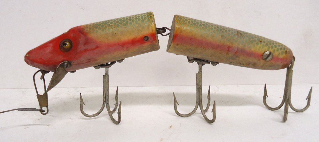 Wooden Fishing Lure: 6 3/4"