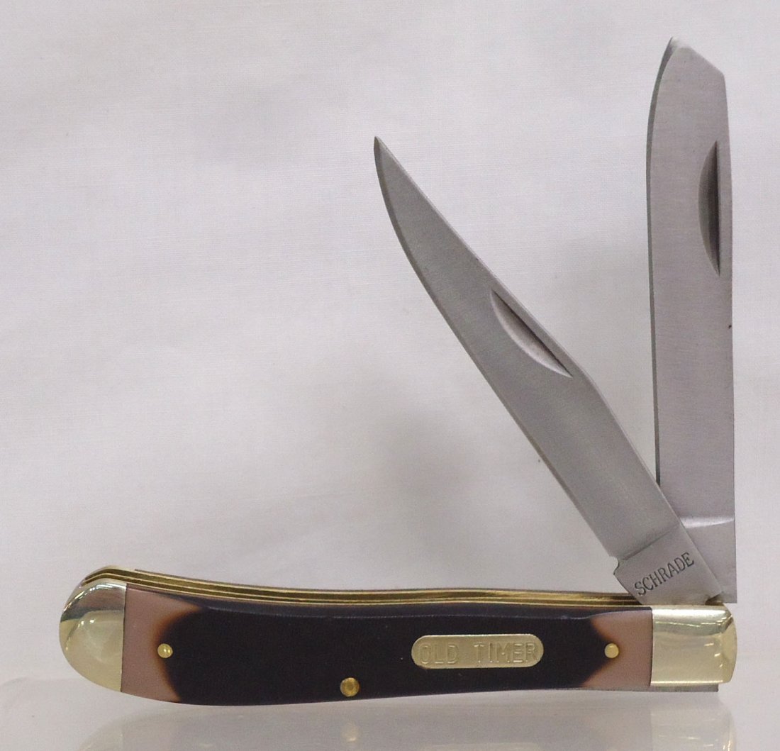 Schrade Old Timer Trapper Pocket Knife (1 of 2)