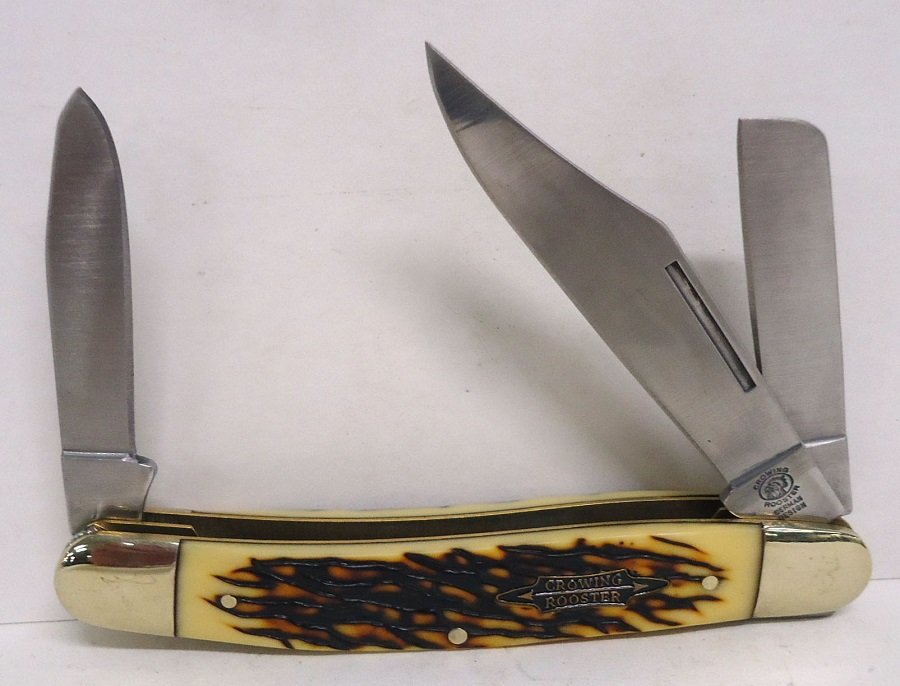 Crowing Rooster Pocket Knife: 4 1/2"