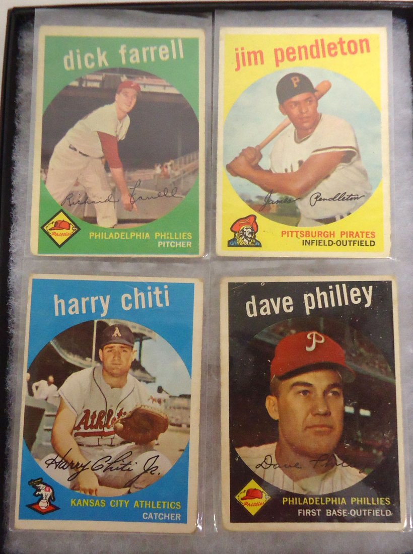 (4) 1959 Baseball Cards Topps (1 of 2)