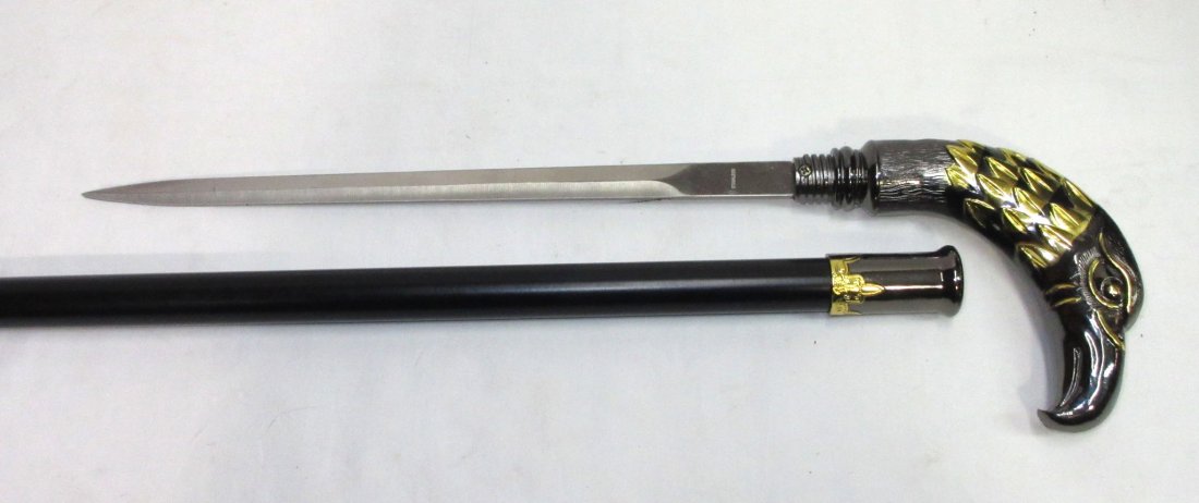Eagle Head Sword Cane Modern (1 of 4)