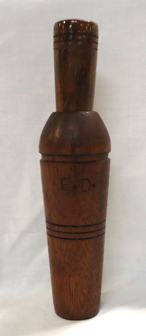 Walnut Goose Call Mkd. E.D. (1 of 2)
