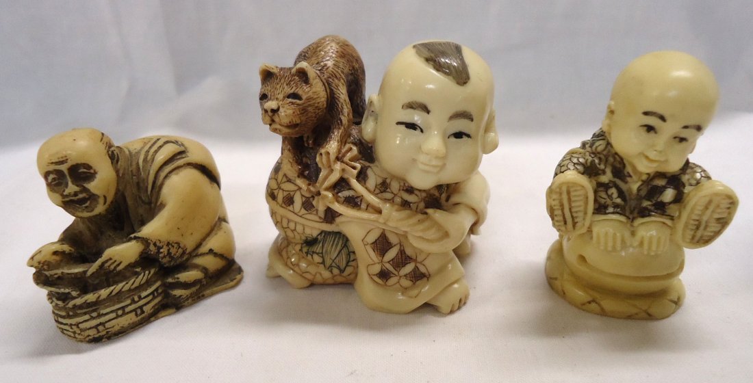 3 Oriental Figures (1 of 6)