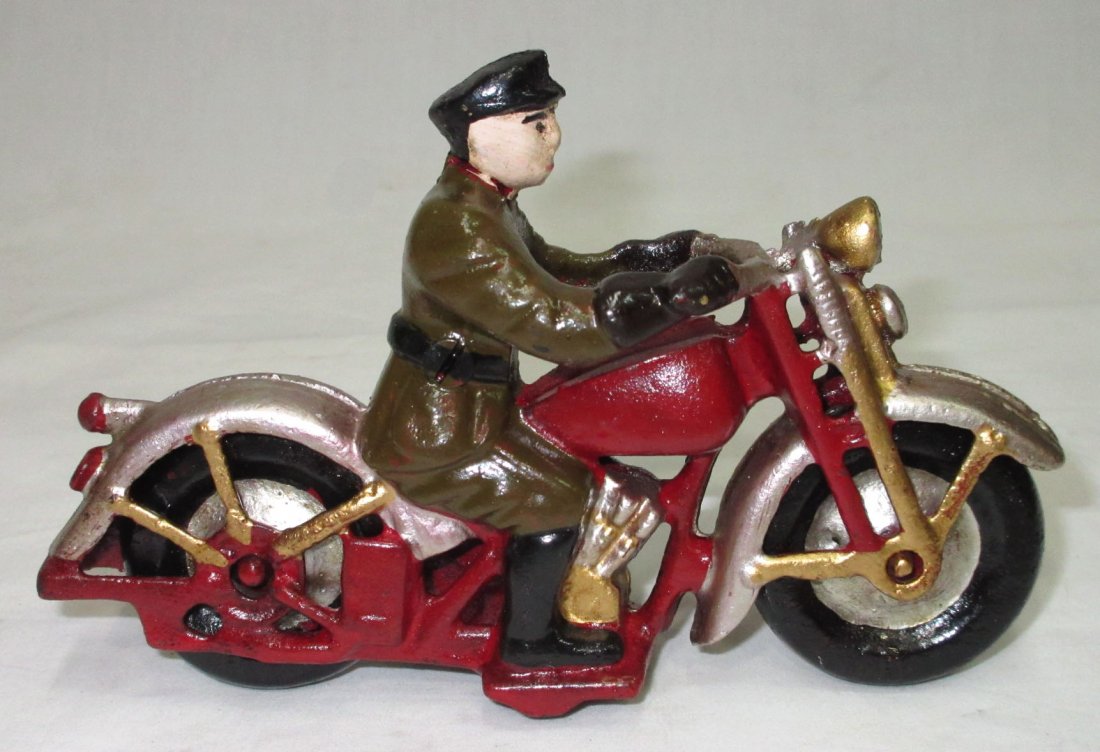 Modern C.I. Police Motorcycle Toy (1 of 3)