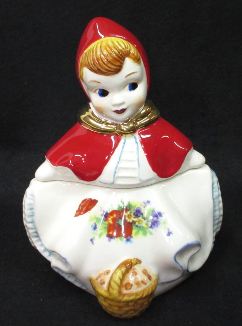Modern Red Riding Hood Cookie Jar: 8"