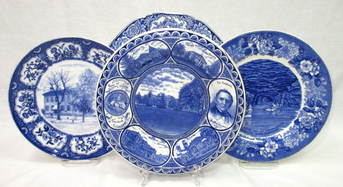 4 Historical Transferware Plates (1 of 9)