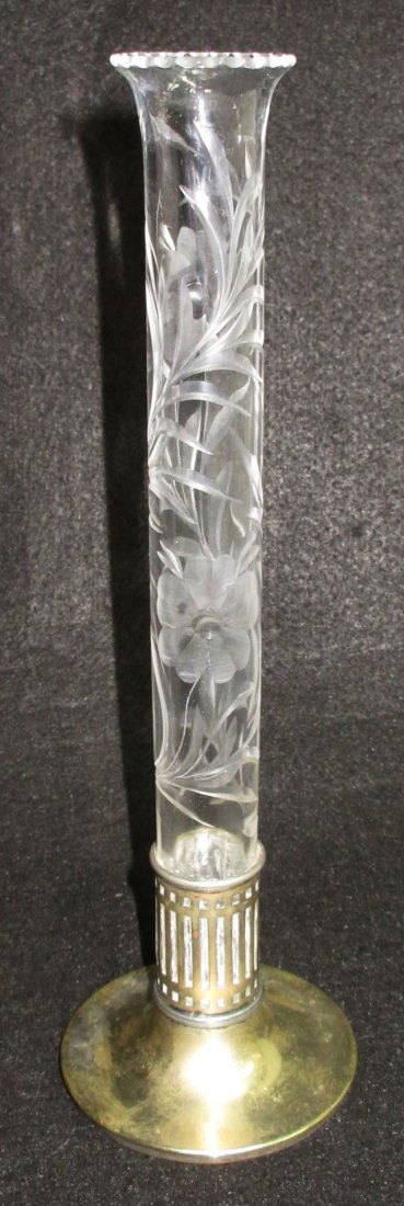 Sgnd. Pairpoint Cut Glass Vase (1 of 5)