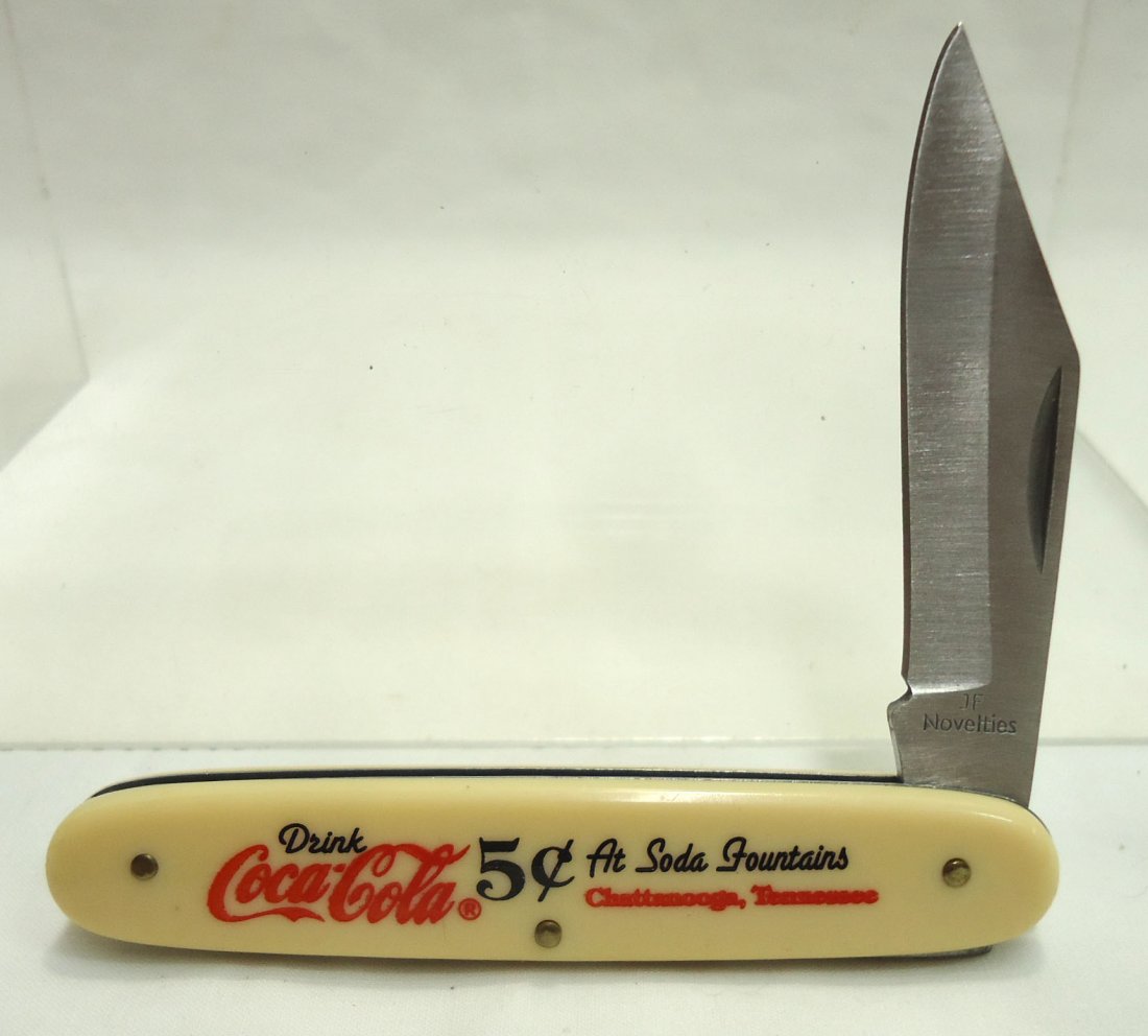 3 3/8" Coca Cola Advertising Pocket Knife (1 of 2)