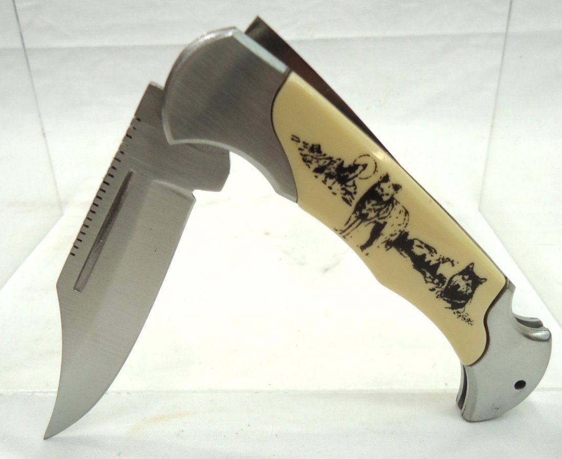 4 1/4" Wolf Folding Knife (1 of 2)