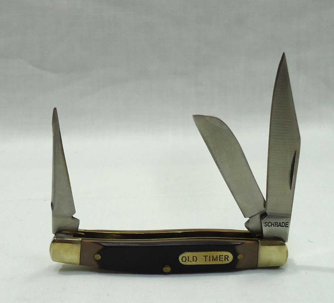 Old Timer Schrade Pocket Knife: 3 1/4"