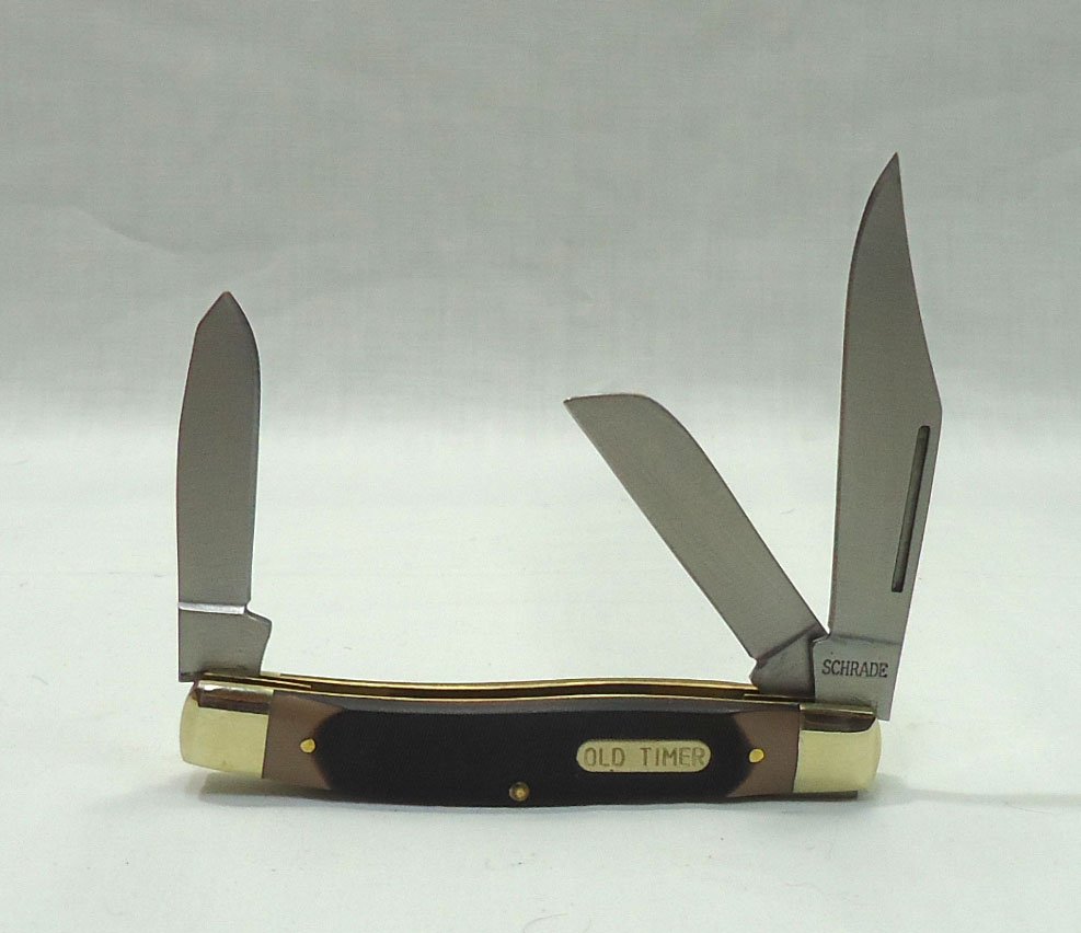Old Timer Schrade Pocket Knife: 3 7/8"