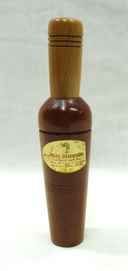 Earl Dennison Cherry Duck Call: 6 1/8"L