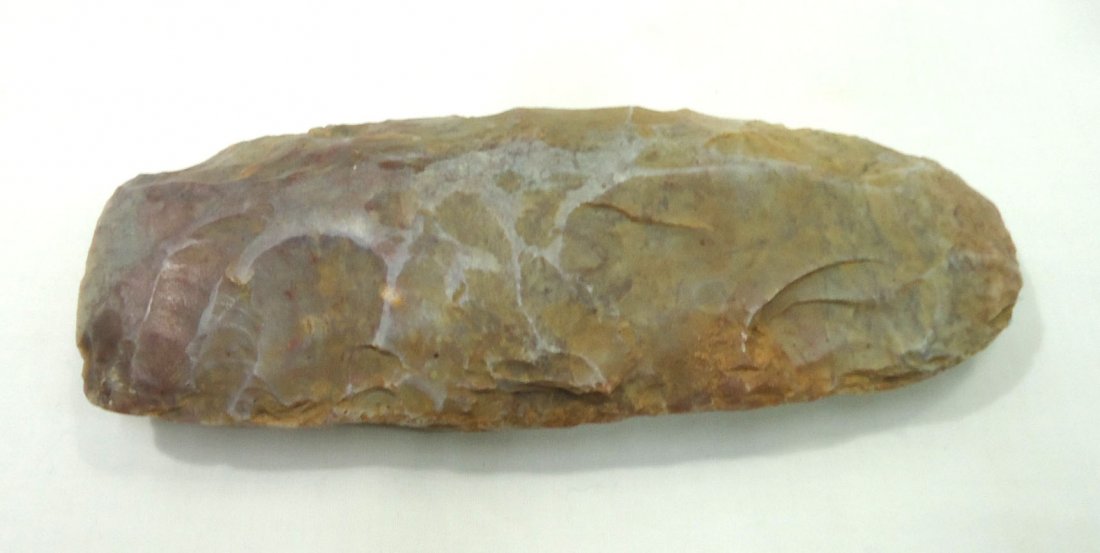 Polished Indian Flint Hoe: 6"