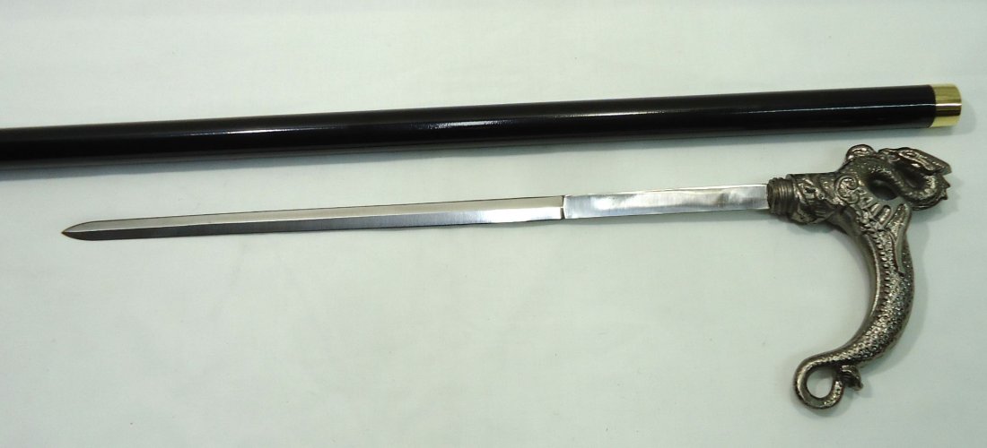 Modern Dragon Sword Cane: 35 1/2"