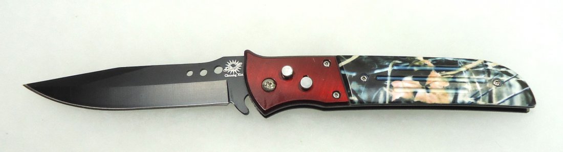 Spring Loaded Folding Knife: 5 1/2"