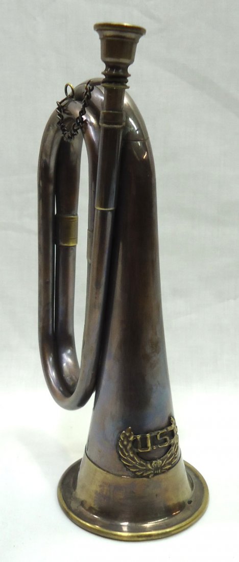 Modern Brass U.S. Bugle: 11 1/4" x 5"
