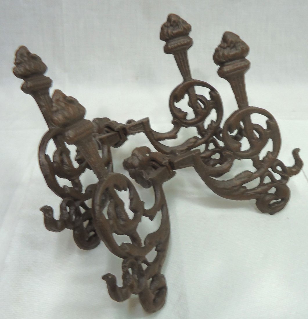 2- Cast Iron Hall Tree/ Hat Hooks (1 of 3)