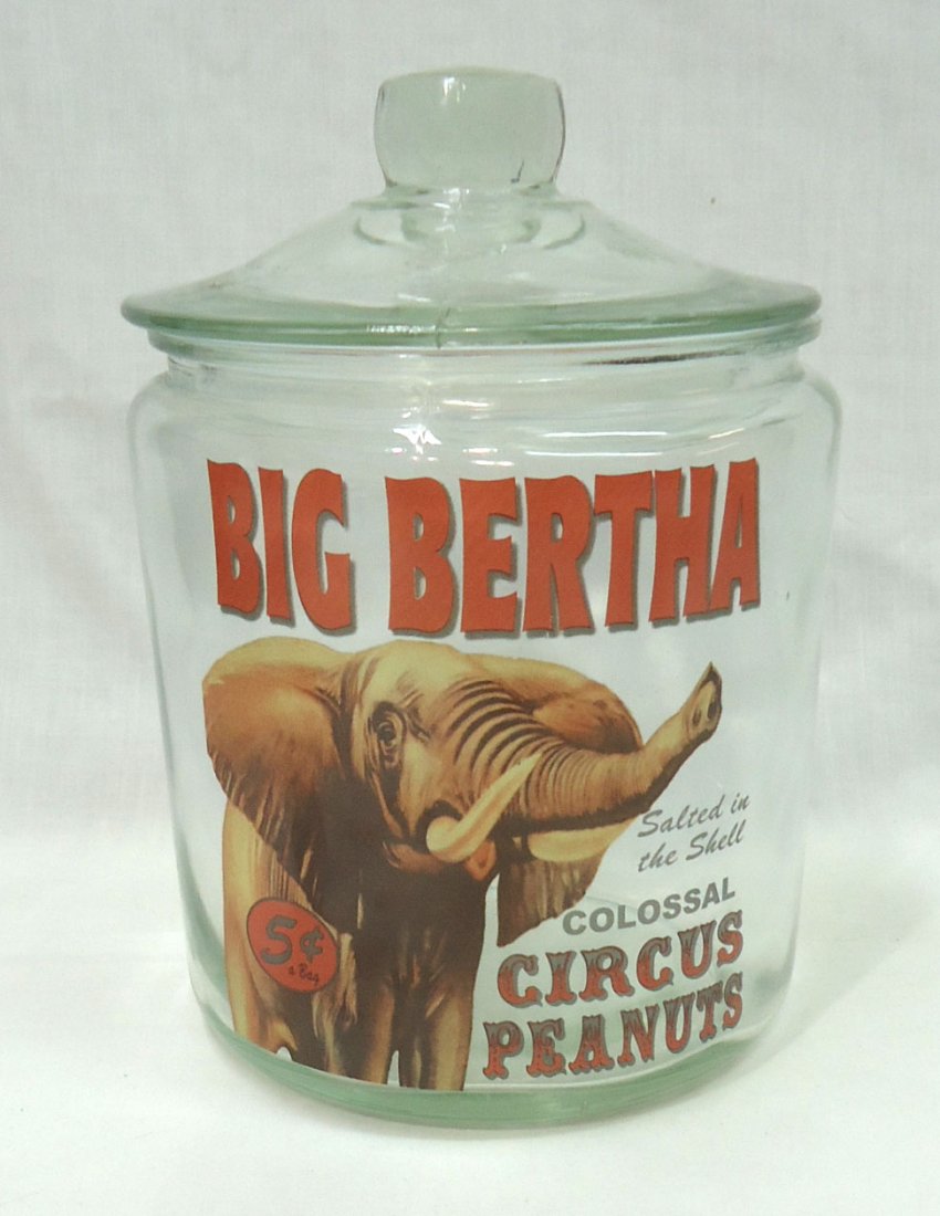 Modern Big Bertha Peanut's Store Jar (1 of 2)