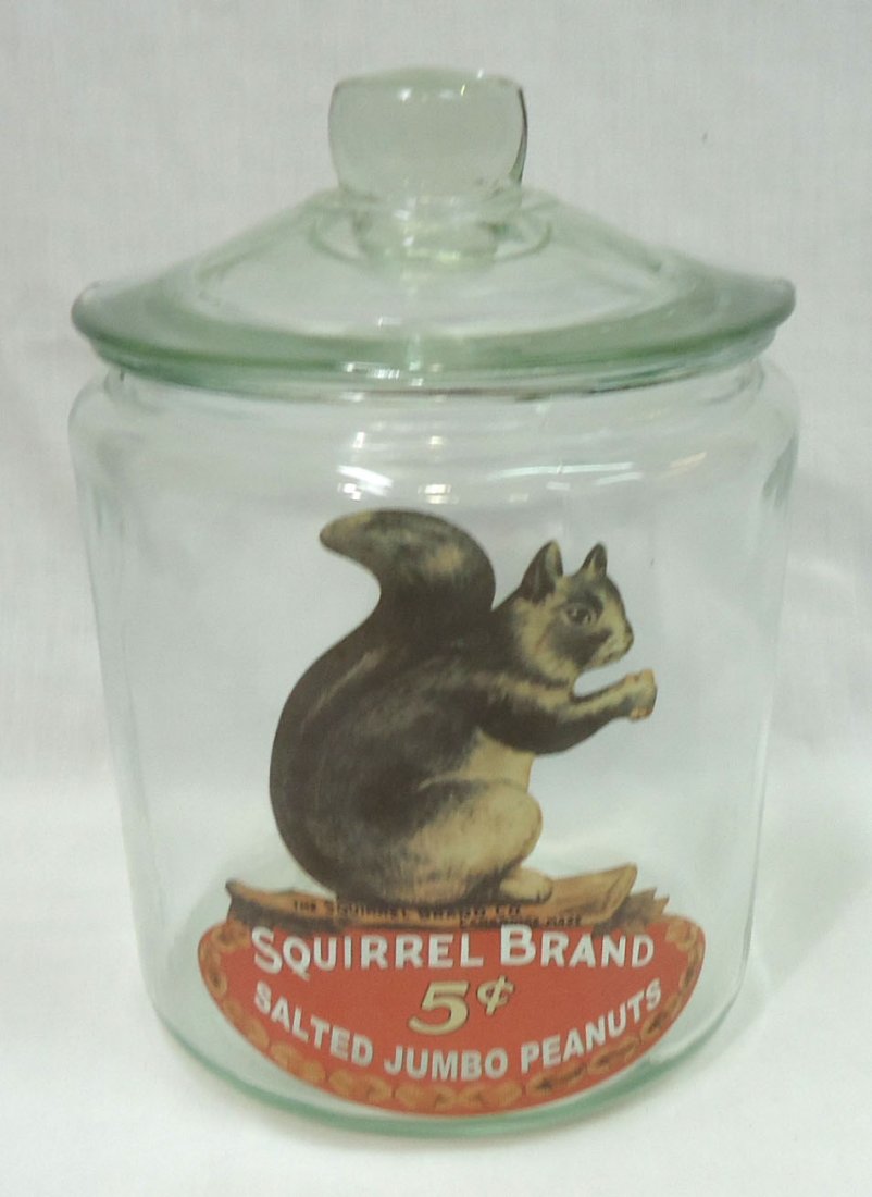 Modern Squirrel Peanut's Store Jar (1 of 2)