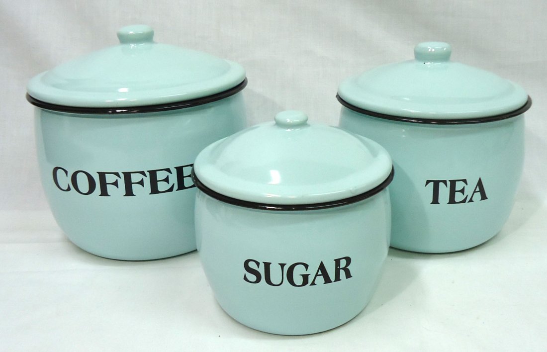 3 Pc. Graniteware Canister Set (1 of 7)