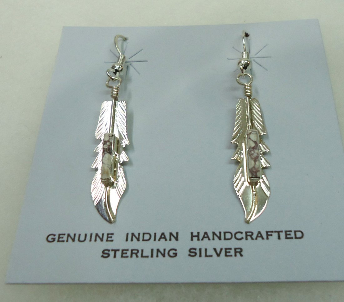 Sterling Feather Earrings (1 of 2)