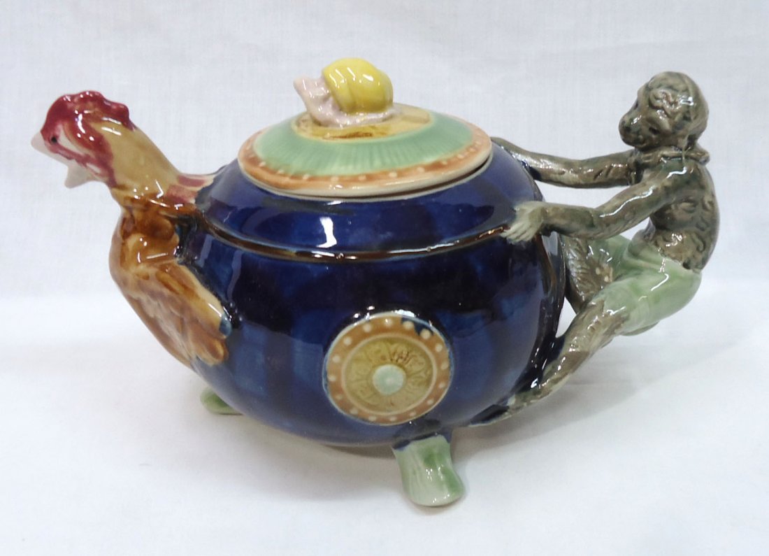 Modern Majolica Tea Pot (1 of 4)