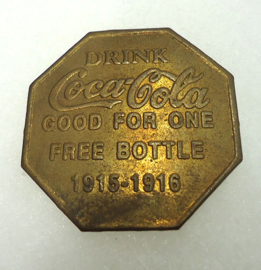 Modern Free Coca Cola Token (1 of 2)
