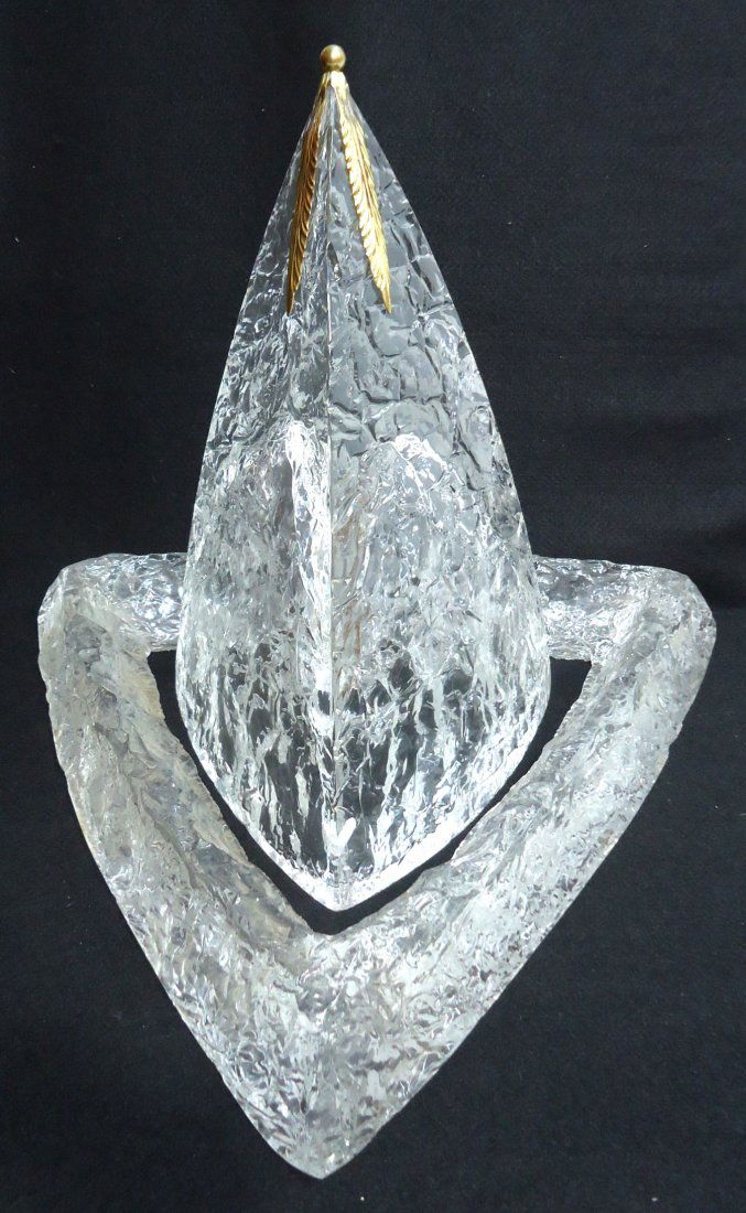 Lg. Lucite 2pc Sculpture/Centerpiece (1 of 4)