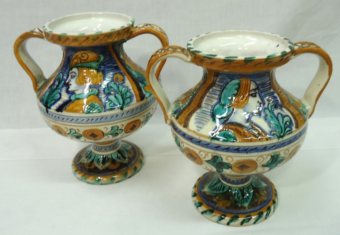 Pr. Italian Porcelain Vases (1 of 7)