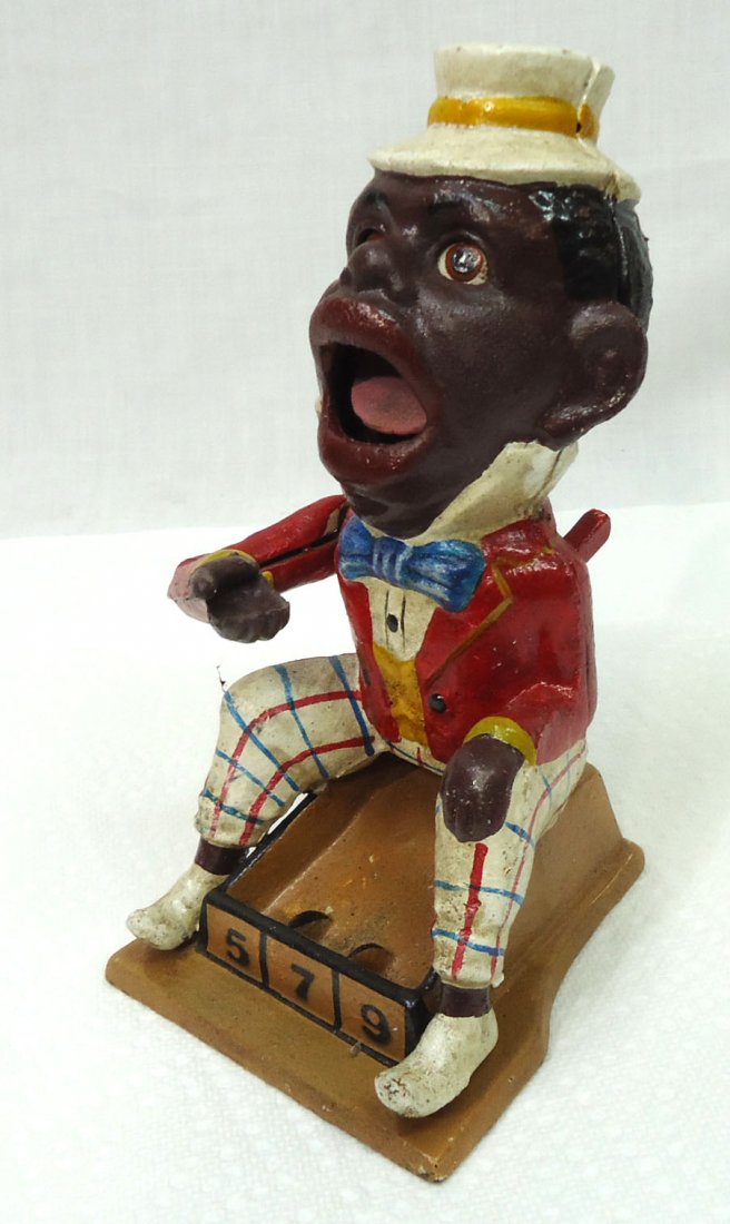 Modern C.I. Black Americana Mechanical Bank (1 of 5)