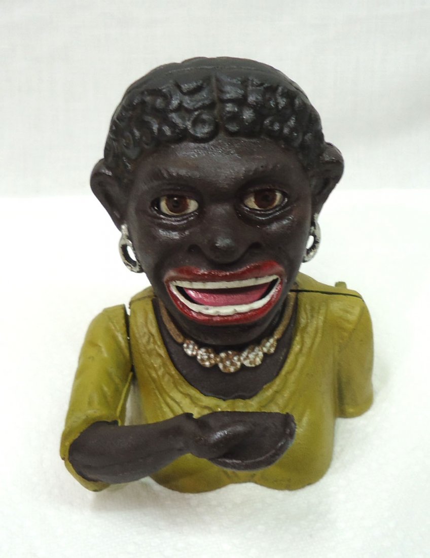 Modern C.I. "Dinah" Mechanical Bank (1 of 4)