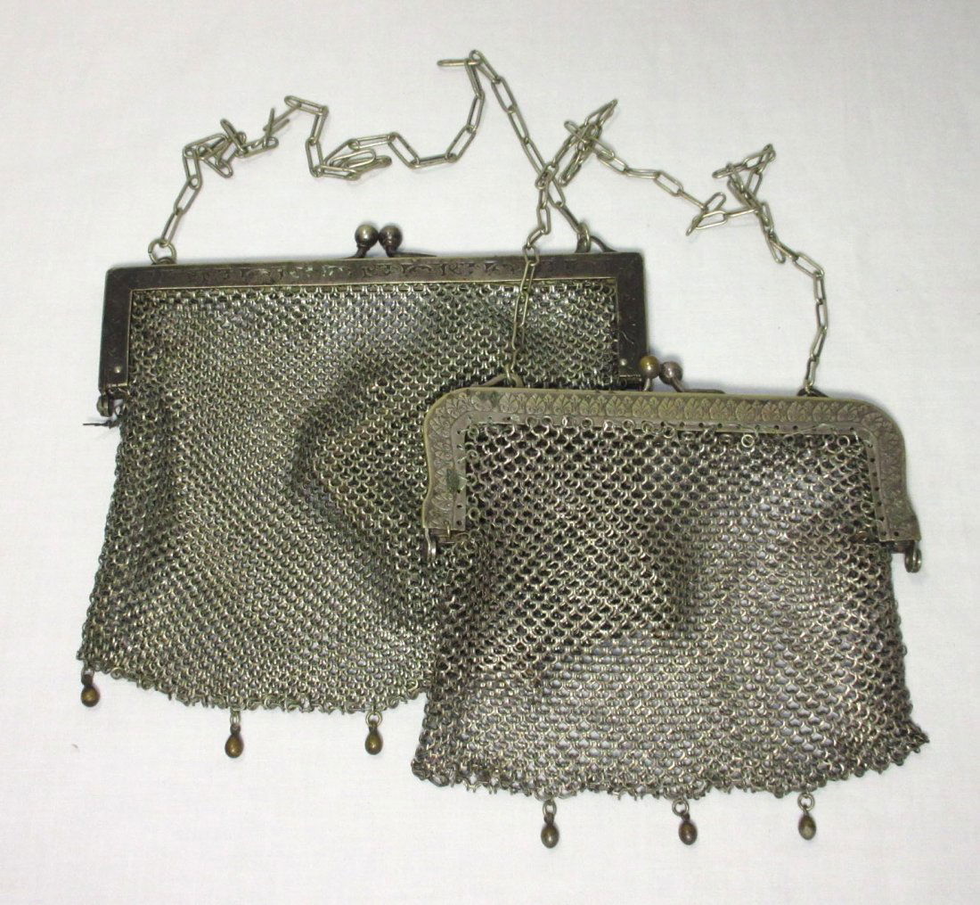2 German Silver Victorian Bags (1 of 7)