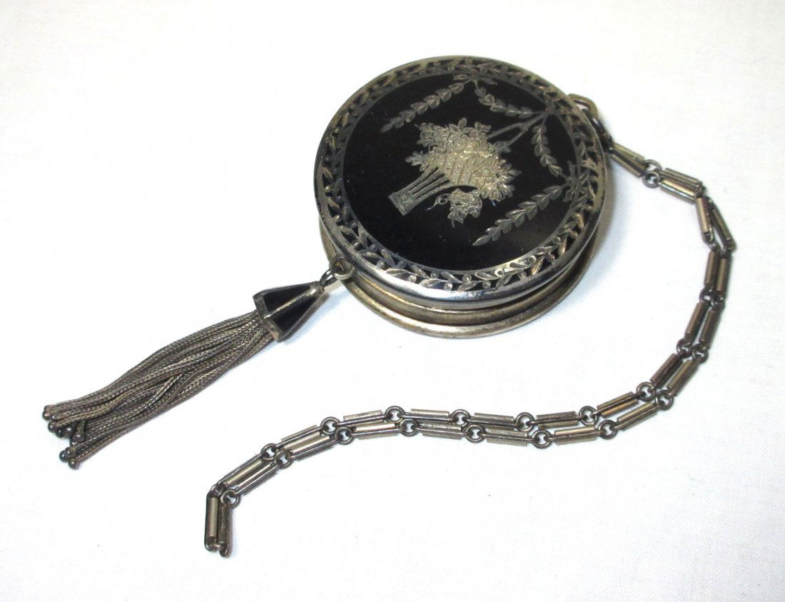 Turn of the Century Wrist Sterling Vanity Bag (1 of 6)