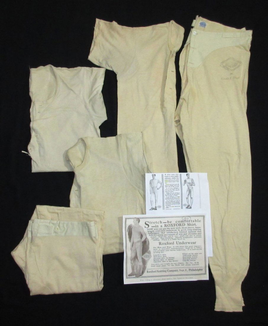 5pc Roxford Men's Knitted 1912  Underwear (1 of 8)
