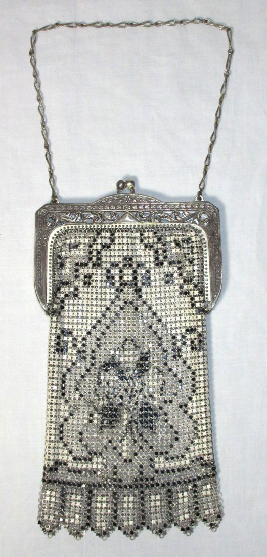 El-Sah Whiting & Davis Enam. Armor Mesh Bag in Box (1 of 8)