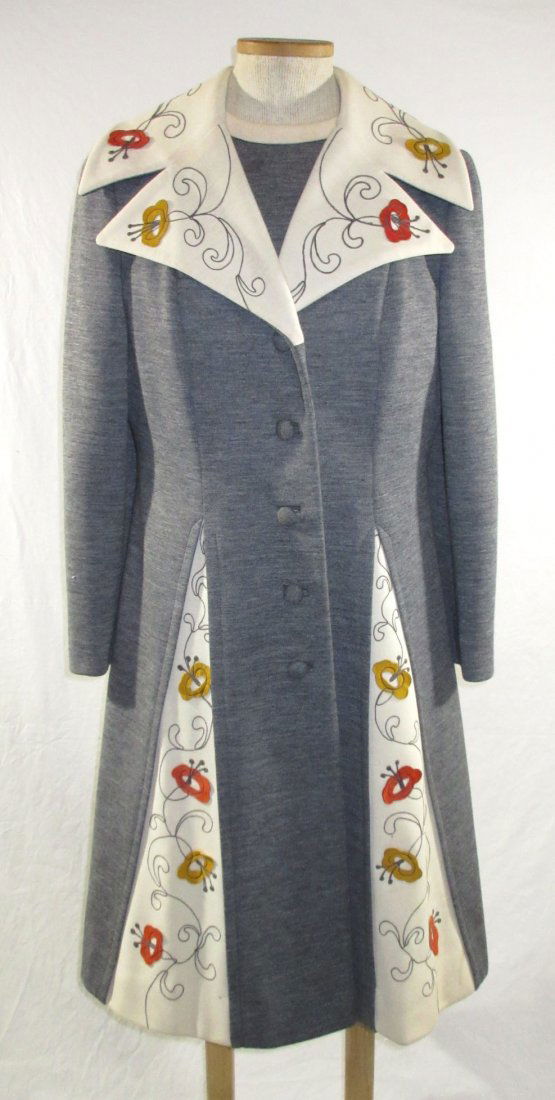 60's Lilli Ann Knits 2pc Coat Dress (1 of 8)