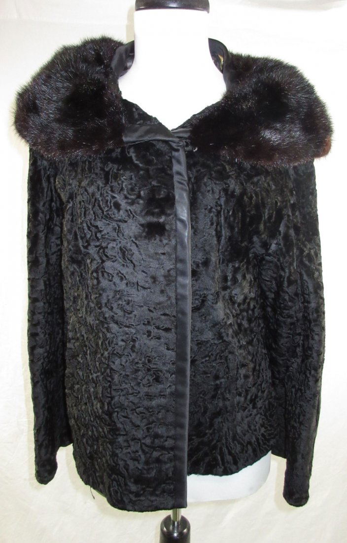 L. Steinbach Furs N.Y. Persian Wool & Mink Jacket (1 of 9)