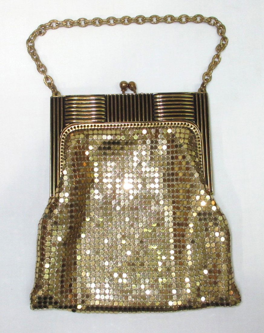 Deco Style Whiting & Davis Gold Armor Mesh Bag (1 of 5)