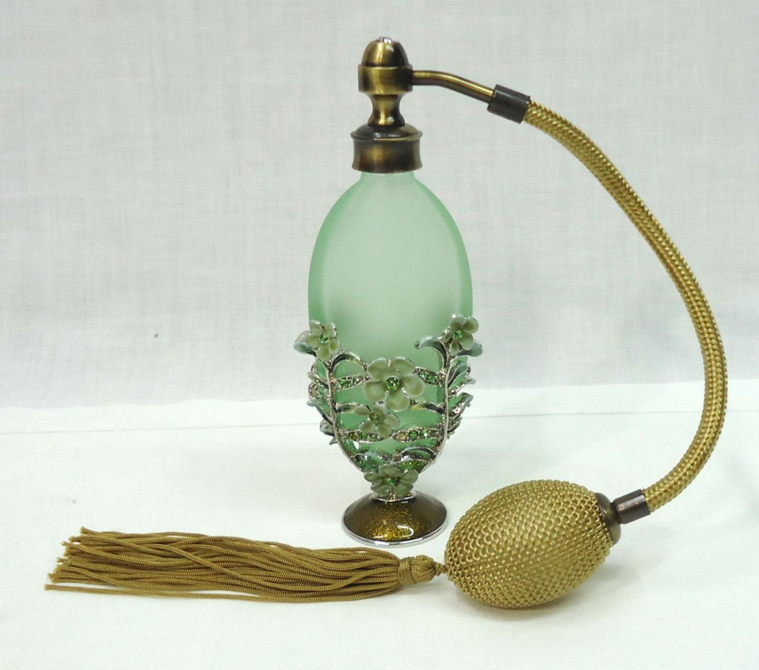 Enameled Filigree Perfume Bottle (1 of 3)