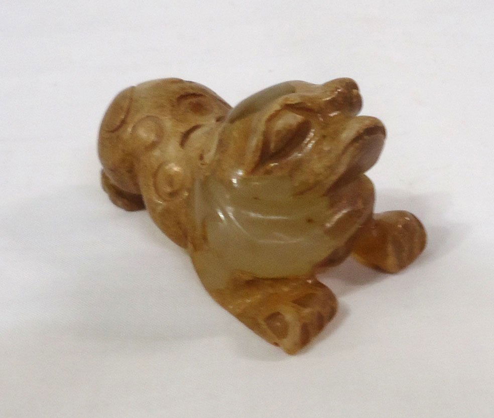 Oriental Carved Jade Frog (1 of 3)