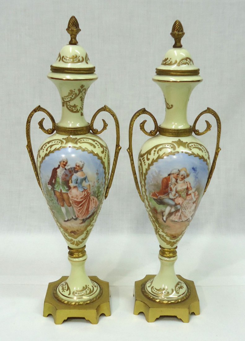 Pr. French Sevres Urns (1 of 6)