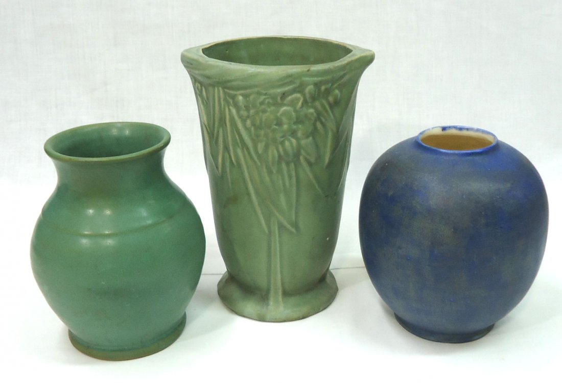 3 Pcs. Arts & Crafts Pottery (1 of 8)