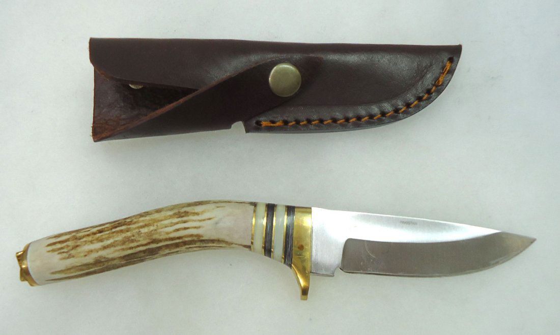 Stag Handle Hunting Knife (1 of 3)