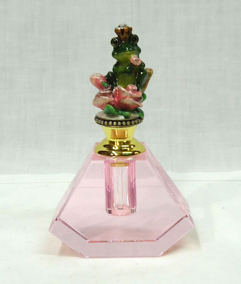 Pink Perfume w/ Enameled Frog (1 of 4)