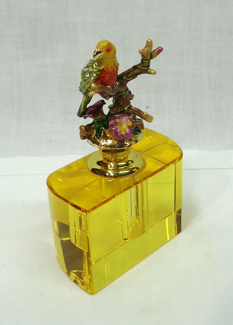 Perfume w/ Enameled Parrot (1 of 3)