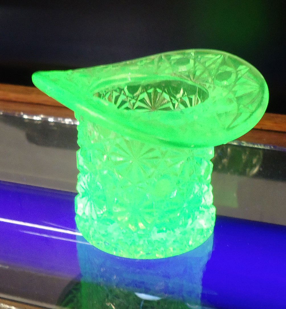 Vaseline Hat Toothpick Holder (1 of 3)