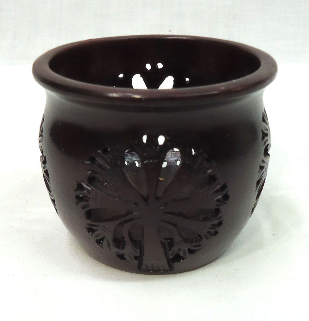 Oriental Hardstone Jar (1 of 3)