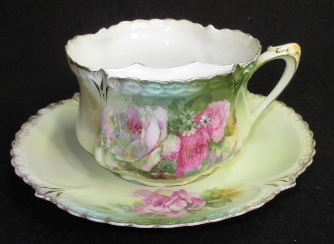 Red Mark RS Prussia Moustache Cup & Saucer (1 of 6)