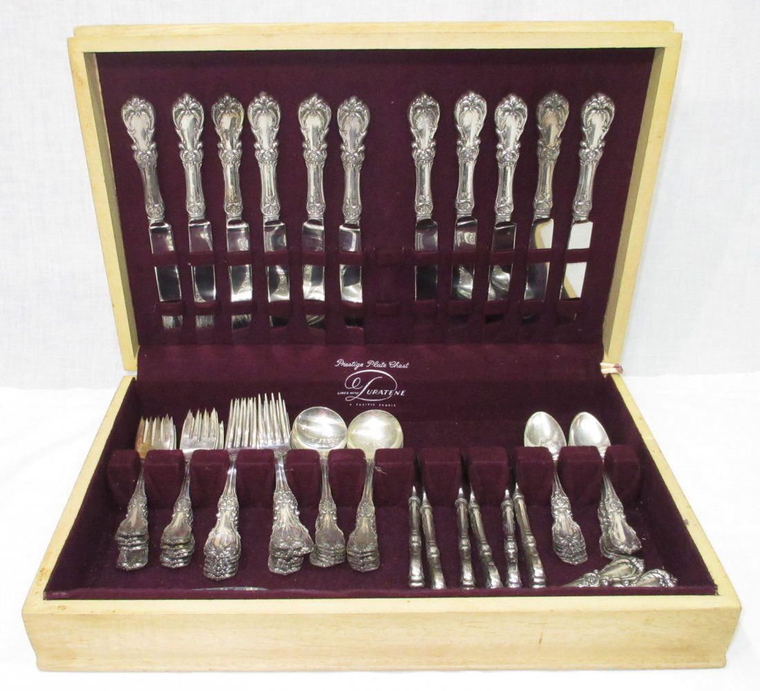 69pc Set Reed & Barton Sterling Flatware (1 of 6)